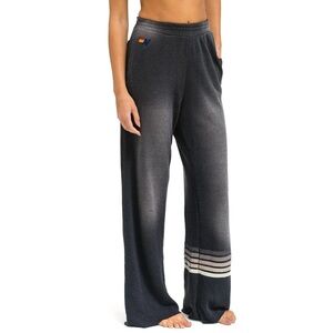 NWT! Aviator Nation Rugby Stitch Wide Leg Pocket Sweatpants